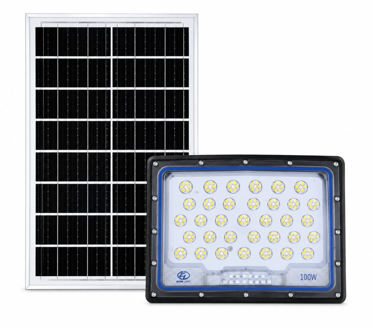 100W Curved Solar Flood Light